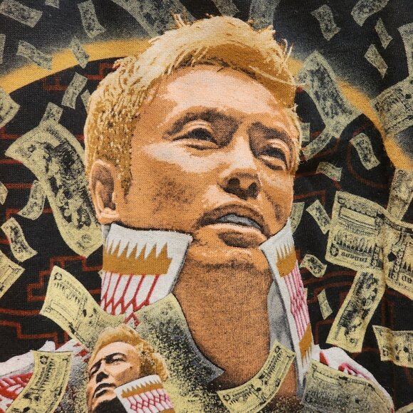 Pro Wrestling Crate Rainmaker Kazuchika Okada NJPW AEW T-Shirt XL NWOT Gildan - Picture 2 of 4